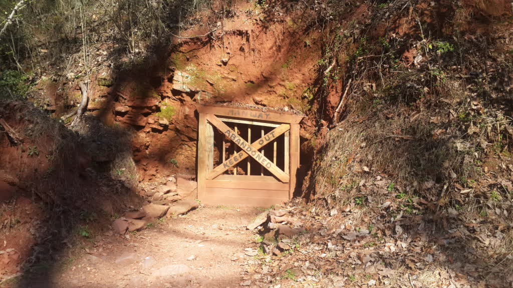 Manway entrance to the Ishkooda #14 Mine