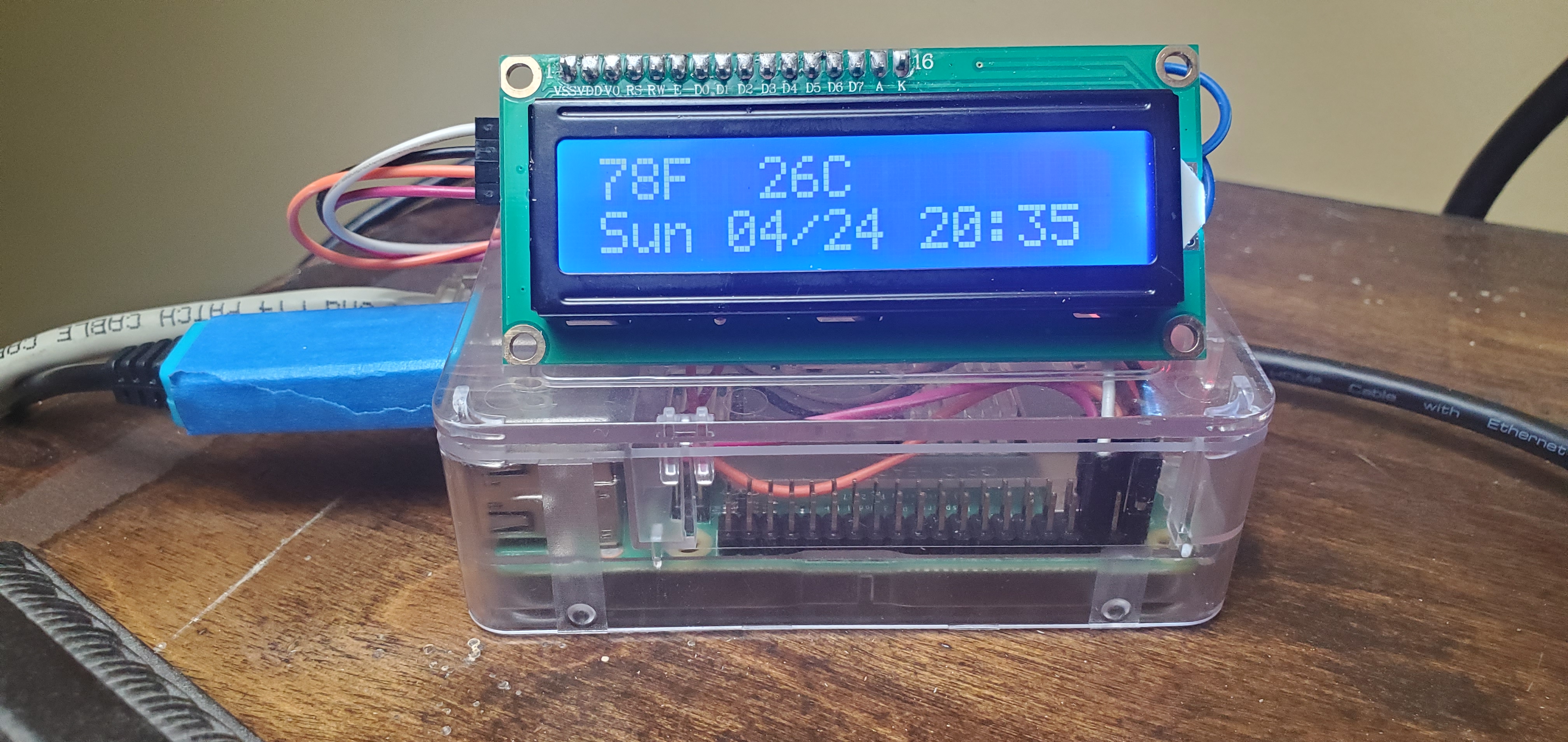 Themometer with Raspberry PI
